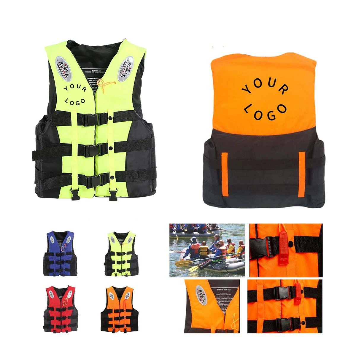Durable Oxford Cloth Life Jacket for Aquatic Sports 1