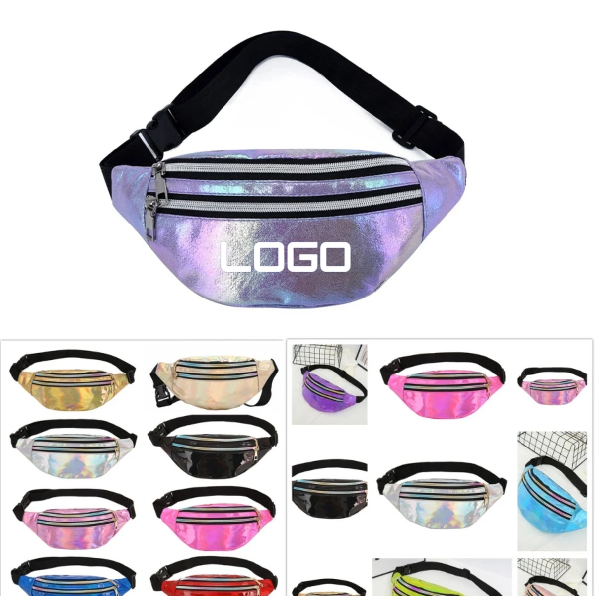 Shiny Holographic Waist Bag 1
