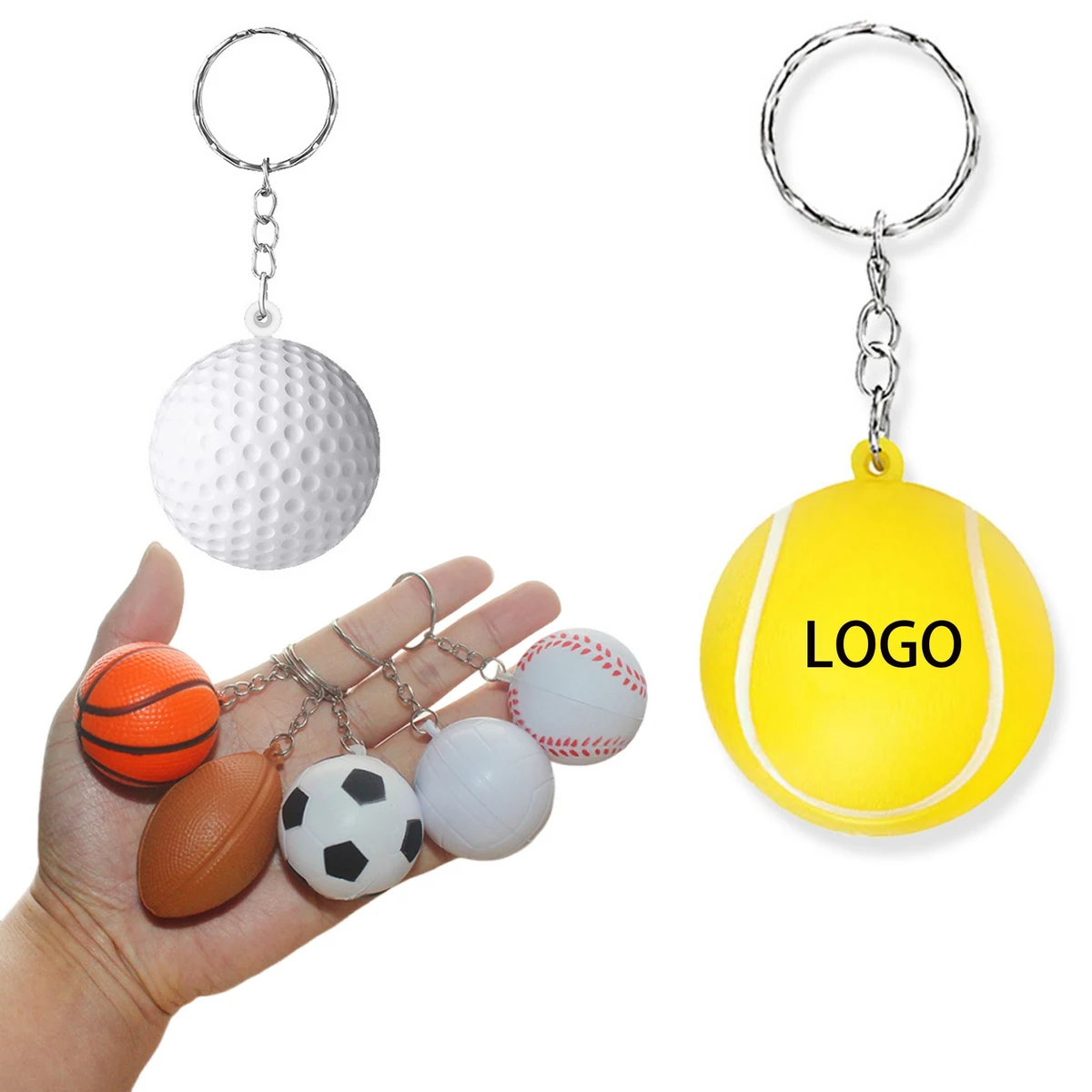 Customizable Sports Key Chains 1