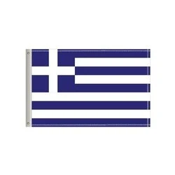 National Flag, Greece, Double-Sided - 72"W x 48"H 1