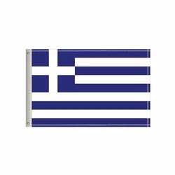National Flag, Greece, Double-Sided - 60"W x 36"H