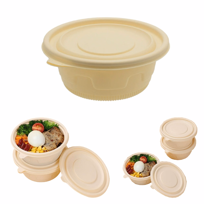 Round Biodegradable Food Bowl