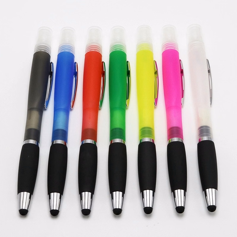 Office Essential Hand Stylus Sanitizer Pens Spray Ballpoint