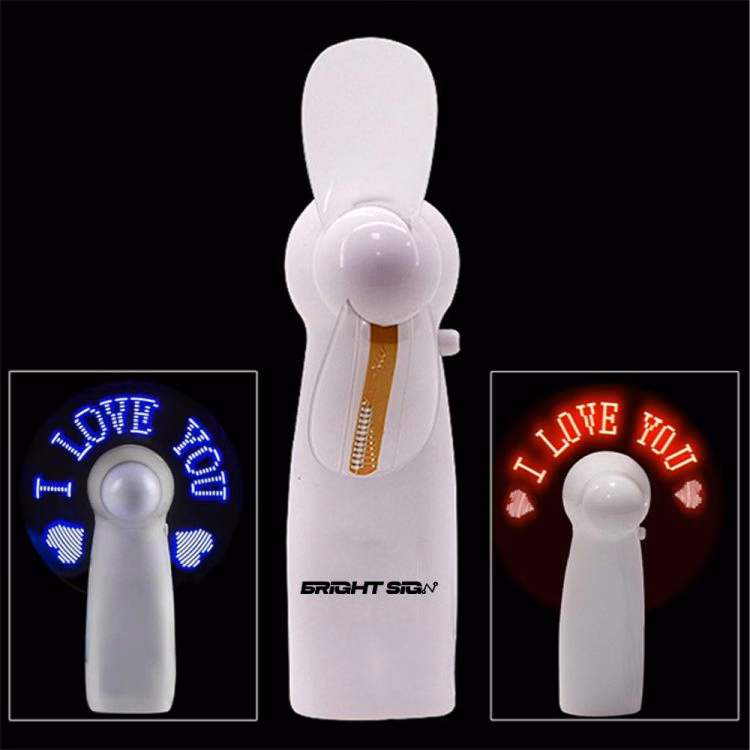 Programmable LED-Message Handheld Fan