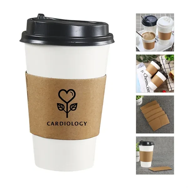 Coffee Cup Kraft Paper Sleeve 1