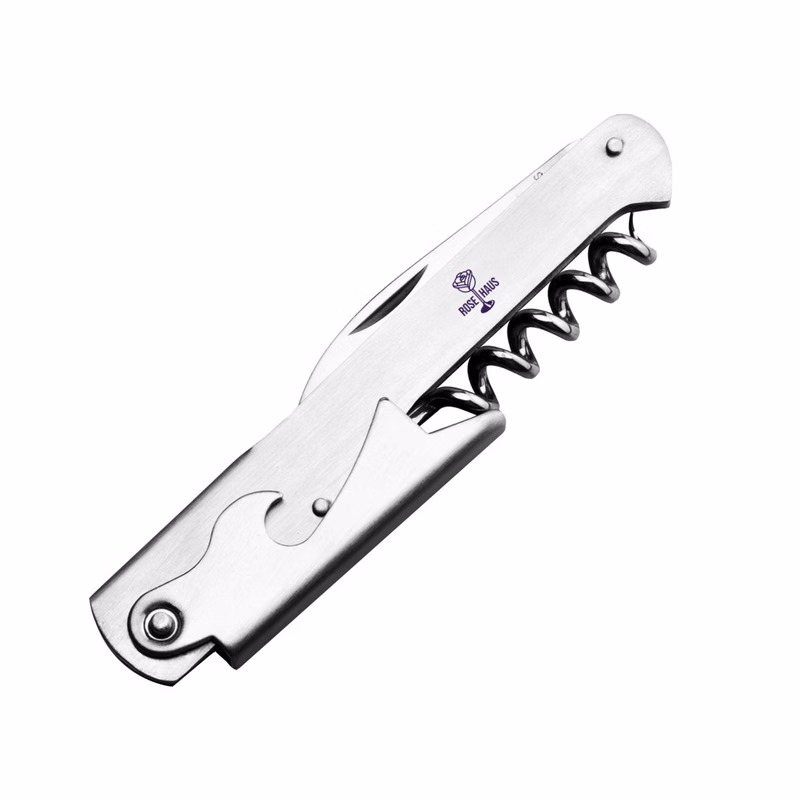 Stainless Steel Wine Opener (1 Color Imprint)