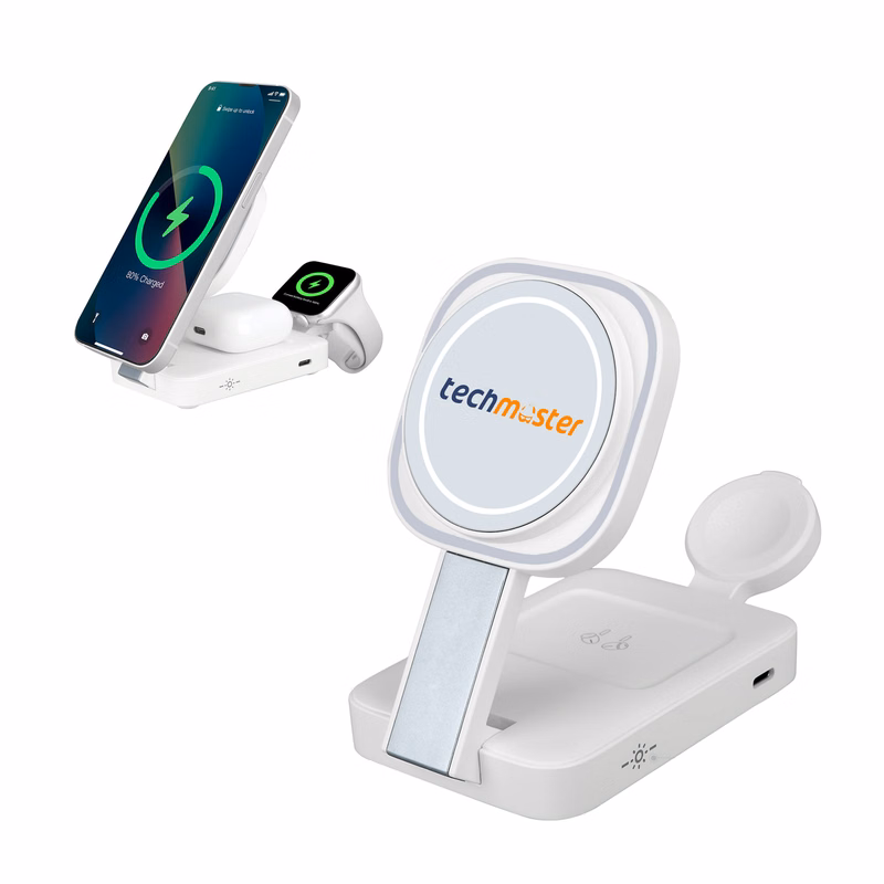 QiGlow 4-In-1 Charging Station