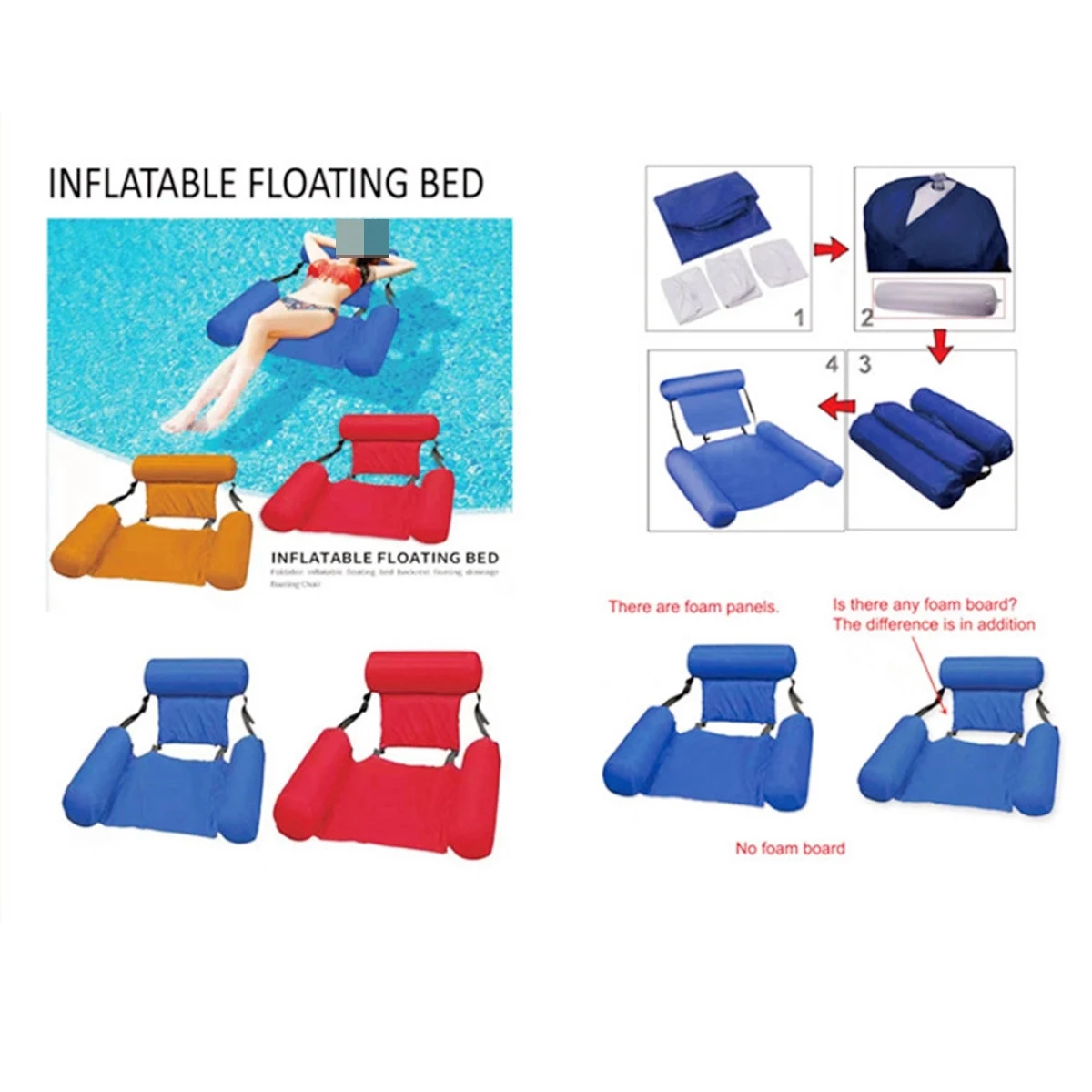 Floating Chair Pool Seats 1
