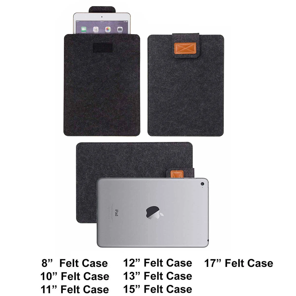 iBank ® 17" Felt Sleeve Case for Laptop Tablet 1