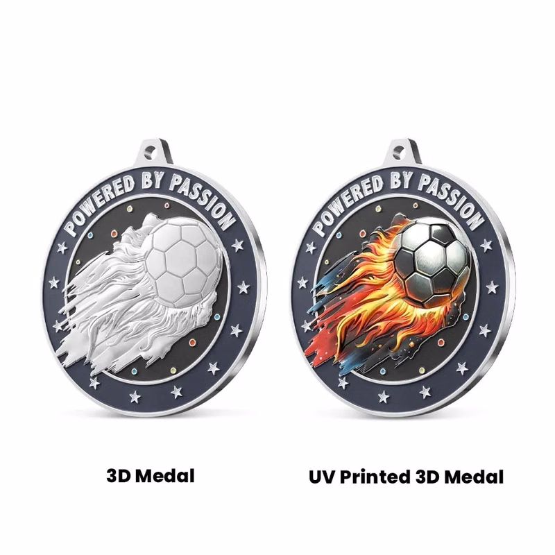 UV Printed 3D Medals 1.25"