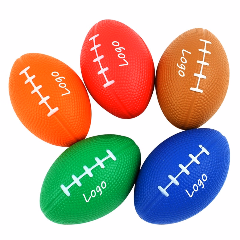 Pu Rugby Shape Stress Foam Sport Ball
