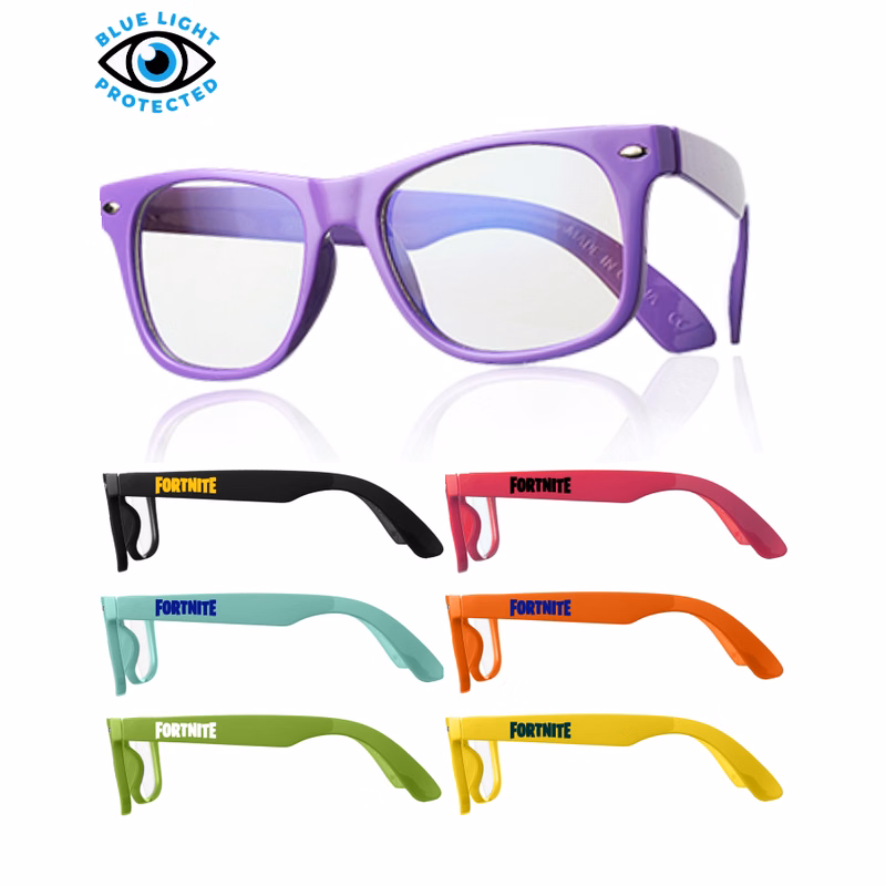 Union Printed - Youth Malibu Uv400 Eyeglasses - Blue Light Blocking - 1-Color Logo