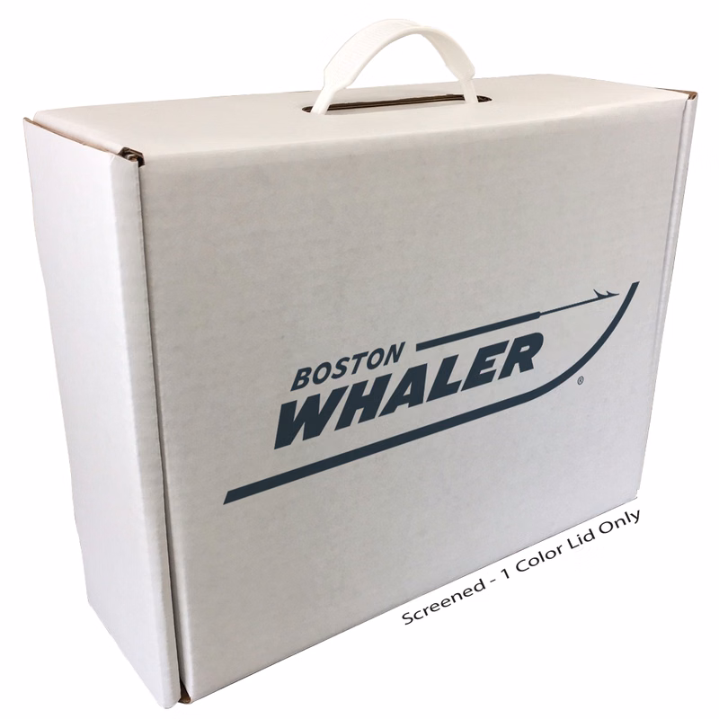 12 1/4" x 9 1/2" x 4" - B-Flute Box with Handle