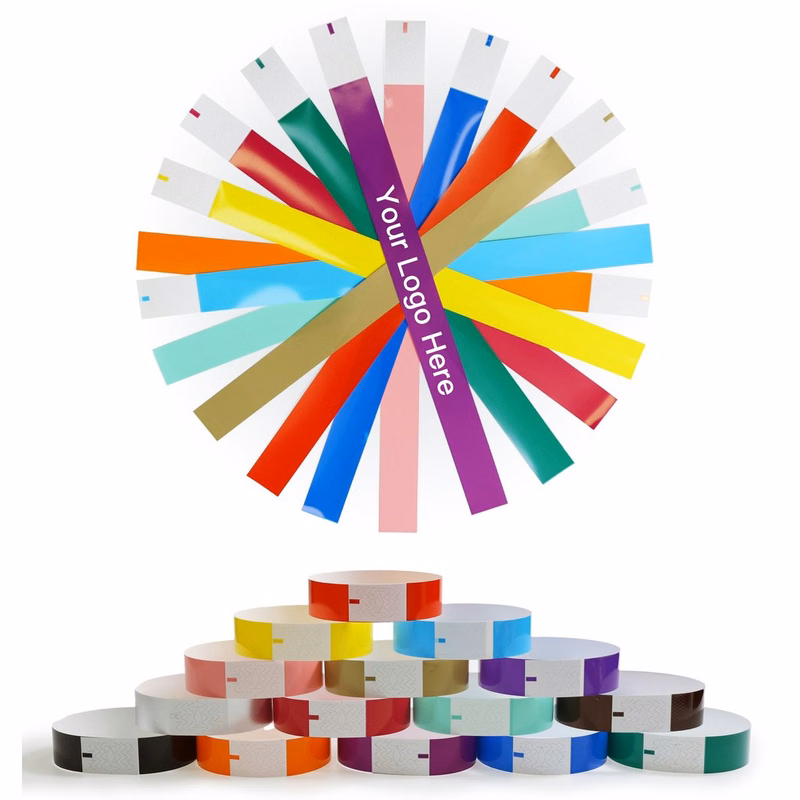 Bulk One Time Use Identification Bracelets for Concert Pass