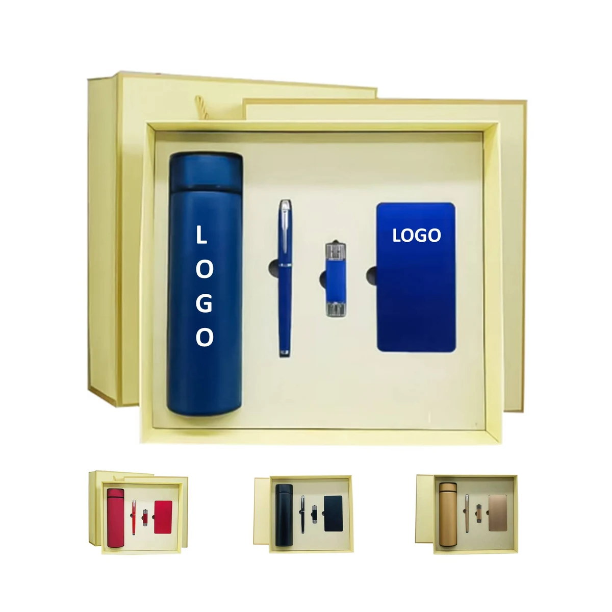 Creative Tumbler Power Bank Pen Gift Box 1