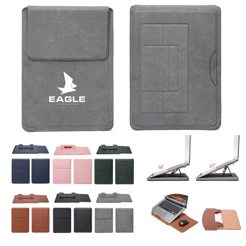 15/16" Laptop Sleeve Case Leather Bag 1
