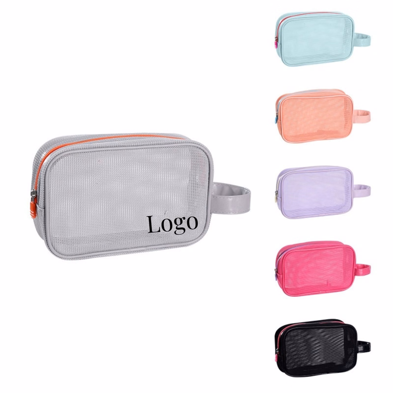Translucent Makeup Cosmetic Travel Organizer Bag