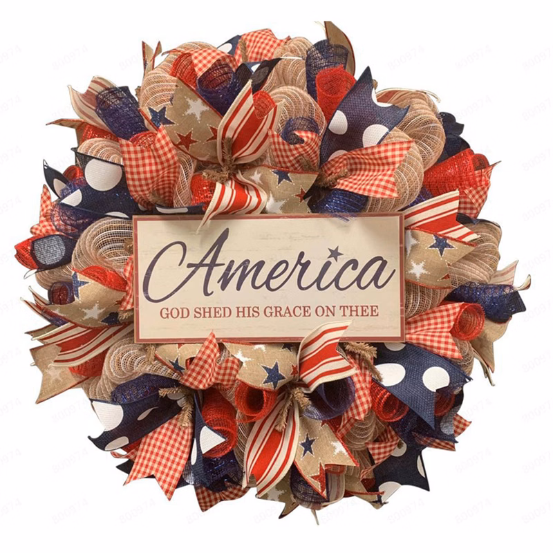 Memorial Day Garland Package Gift Decoration