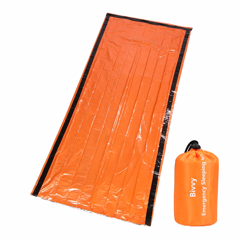 Aluminium PE Sleeping Bag With Pouch