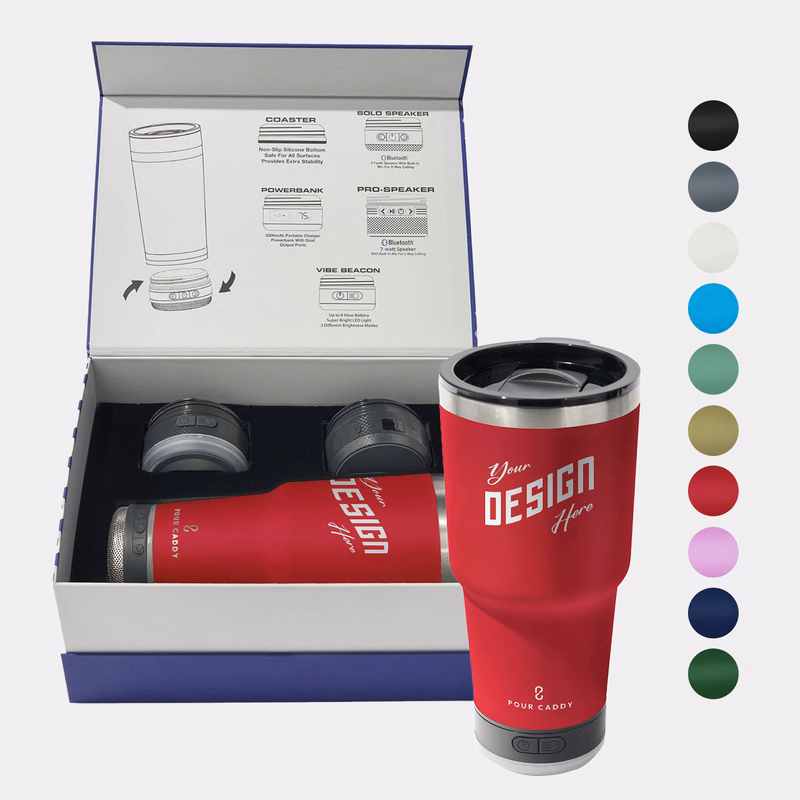 Pour Caddy® Go Caddy 28 Oz. Tumbler Gift Set
