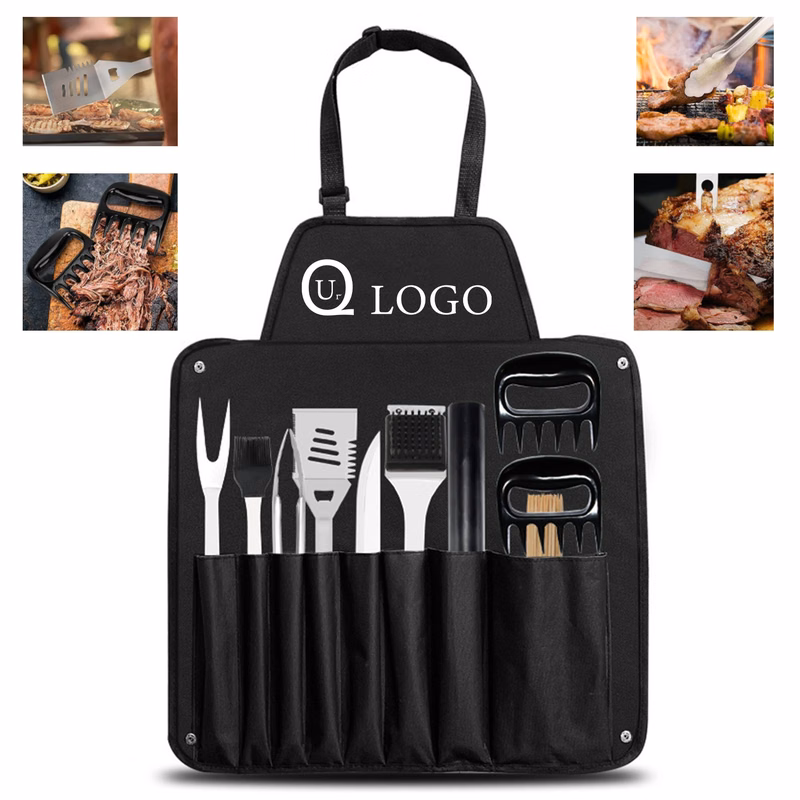 Outdoor Portable Barbecue 10-Piece Tool Set