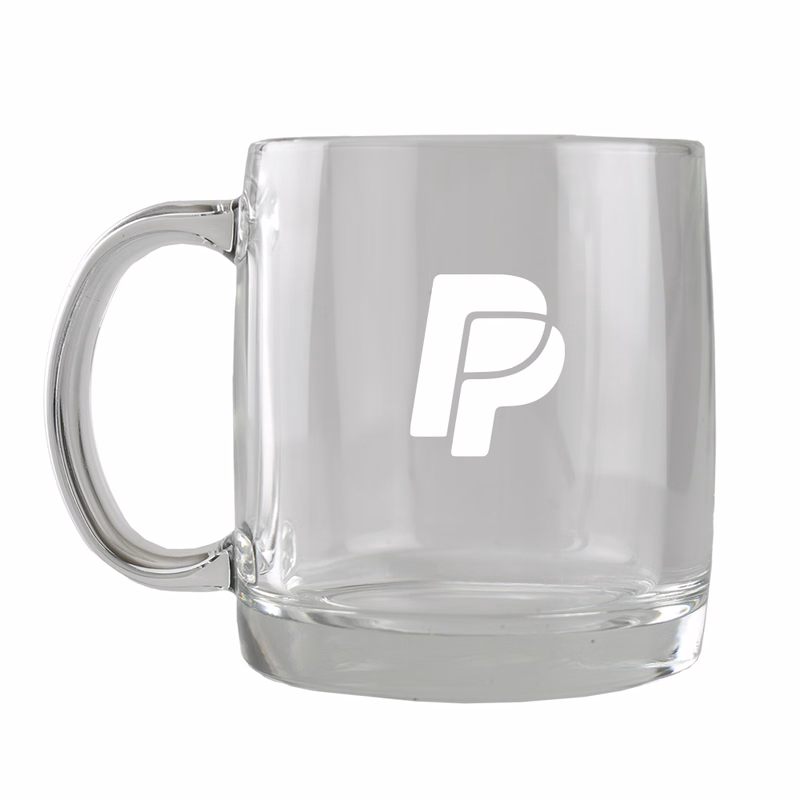 13 oz. Glass Cafe Mug