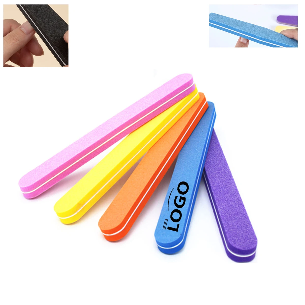 Round Head Sponge Buffing Nail File 1