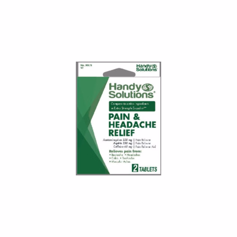 Pain & Headache Relief Caplets - 2 Pack Acetaminophen