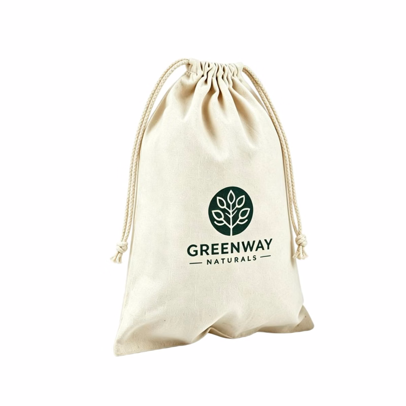 Drawstring Cotton Pouch