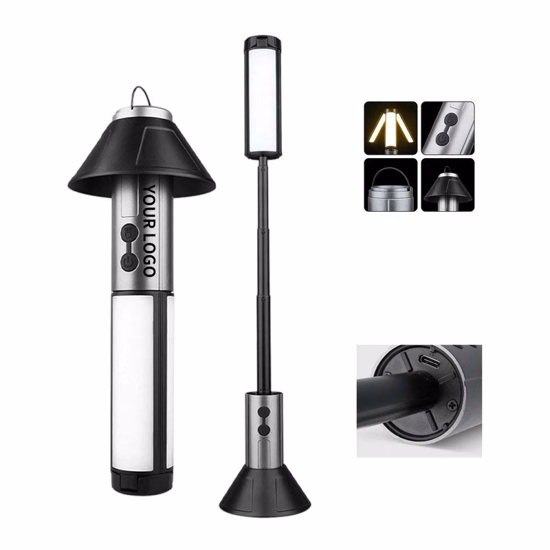 Steel LED Lantern with Emergency Flashlight Modes