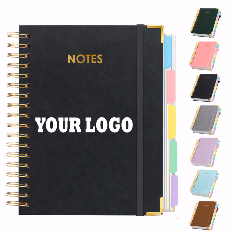 B5 Tabbed Coil Study Notebook