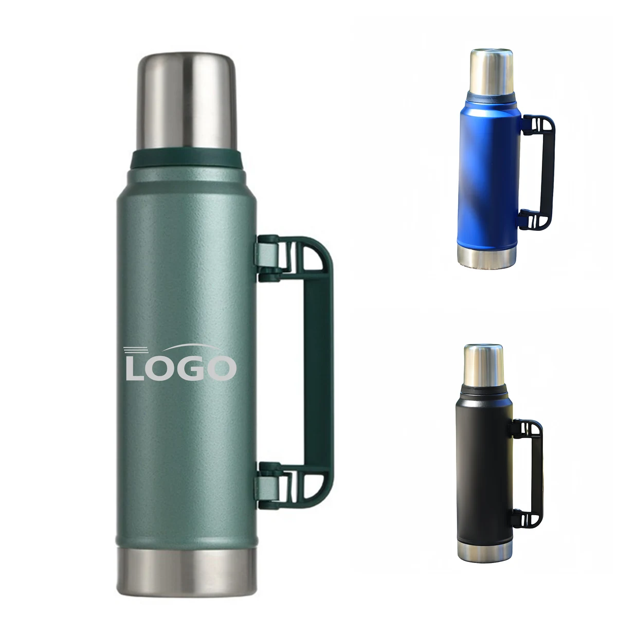 44OZ Stainless Steel Insulated Water Bottle, custom water bottle with logo imprint 1