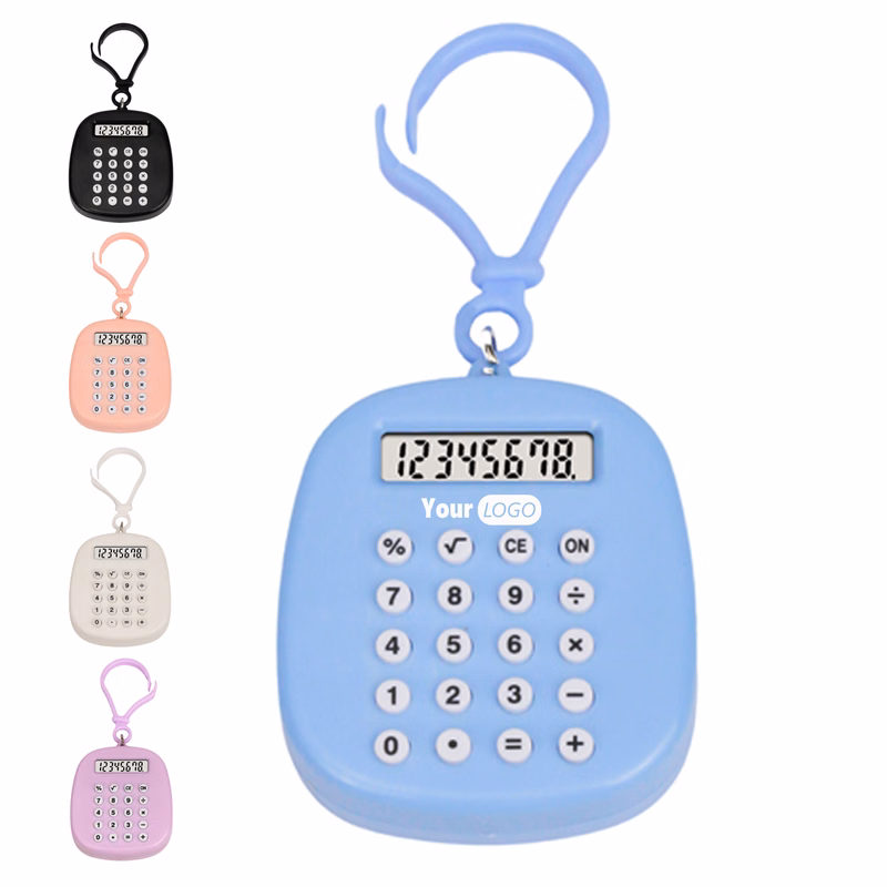 Handheld Calculator with Keyring Clip