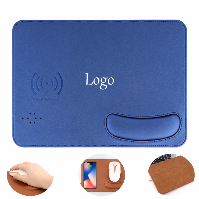 Wireless Charging Mouse Pad with Wrist Rest