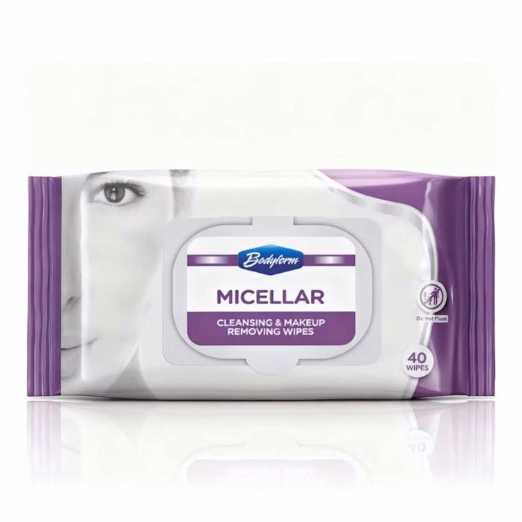 Micellar Cleansing & Makeup Removing Wipes - 40 Count Pack
