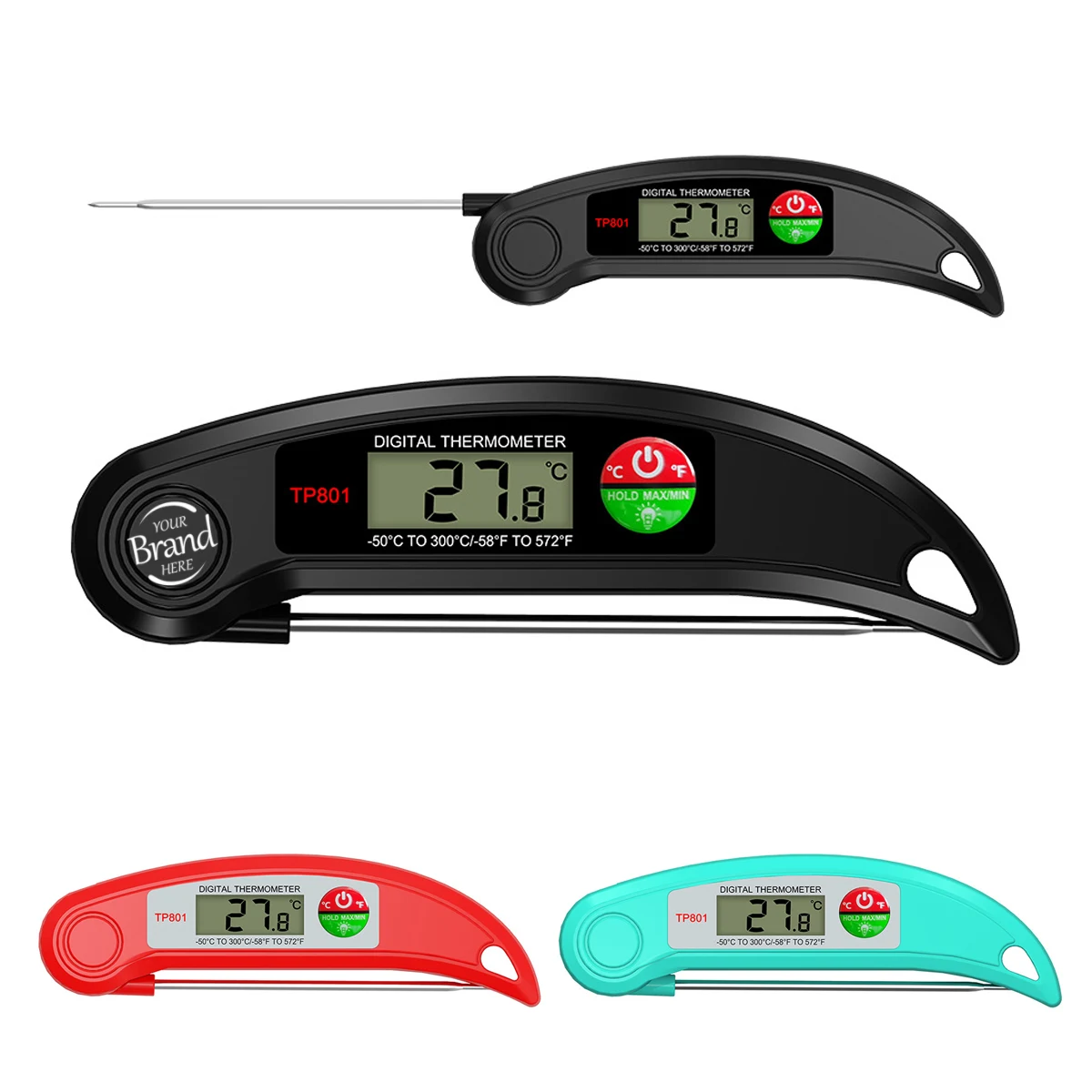 Backlight LCD Chef Digital BBQ Thermometer 1