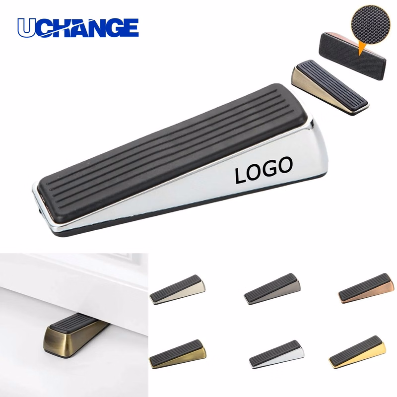 Rubber-Faced Door Stopper Weighted Design for Home Use