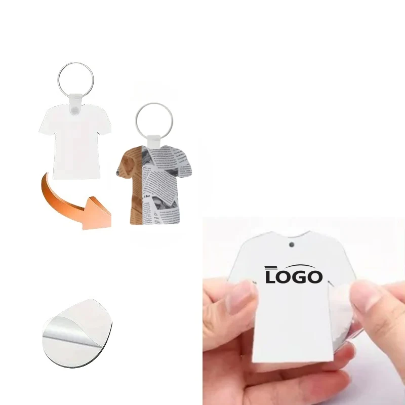 MDF Double-Sided Heat Transfer Football Key Chains 1