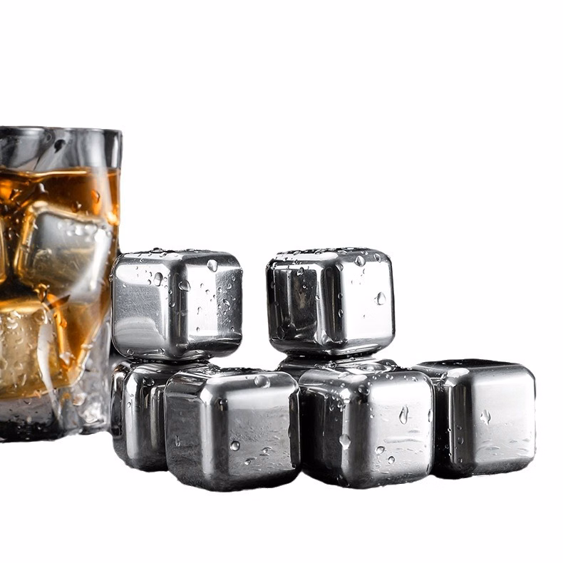 Premium Stainless Steel Ice Cubes