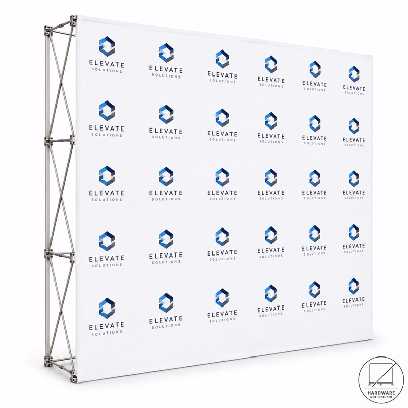 Replacement Graphics for 7.5' Straight Wall Tension Fabric with Velcro on the back, NO SETUP CHARGE