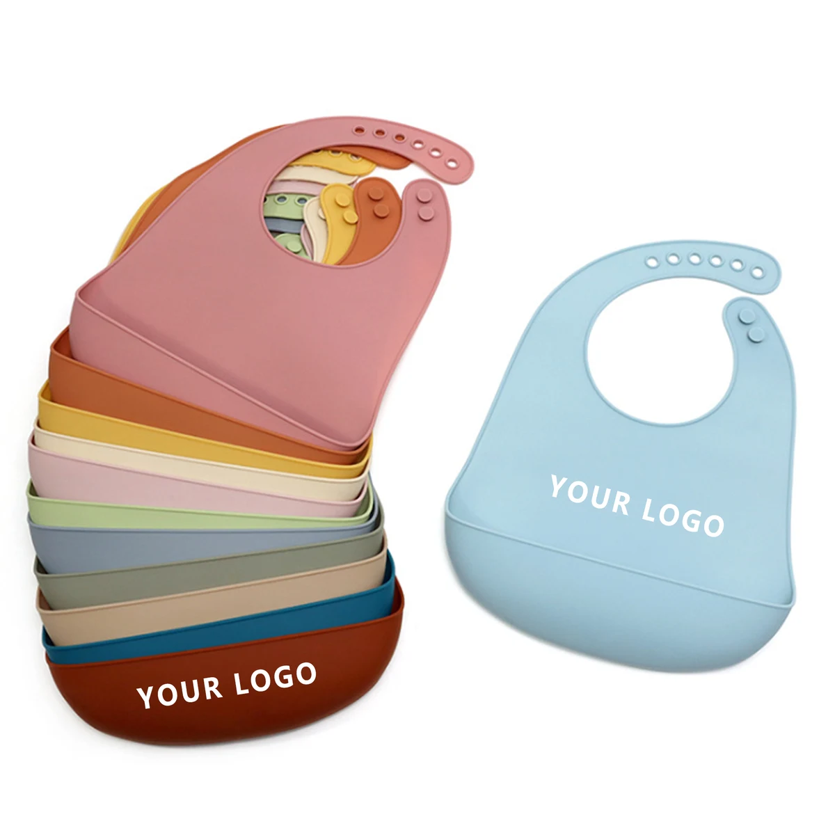 Folding Silicone Baby Bib MOQ 50 1