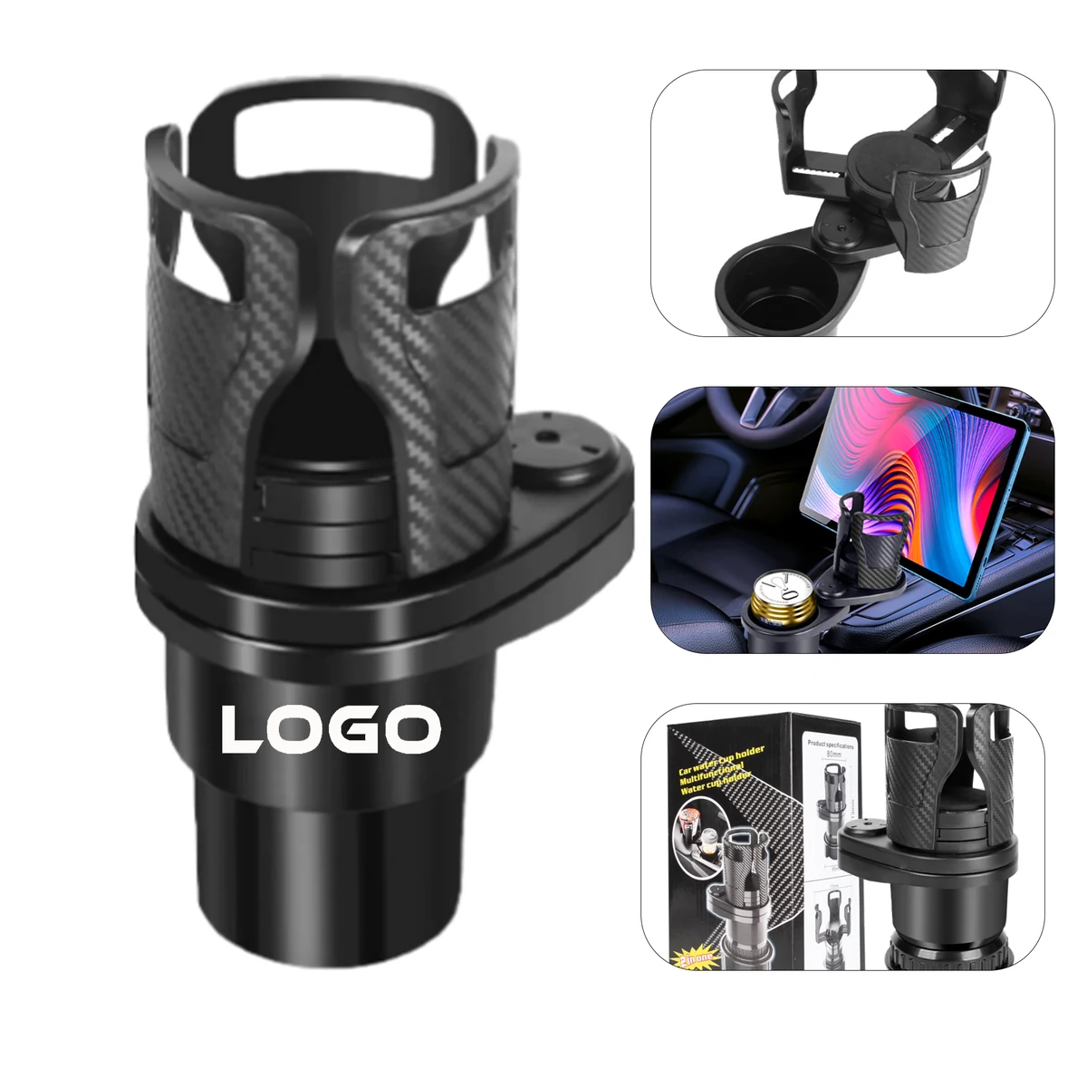 17oz-20oz All Round Rotating Multifunctional Car Cup Holder 1