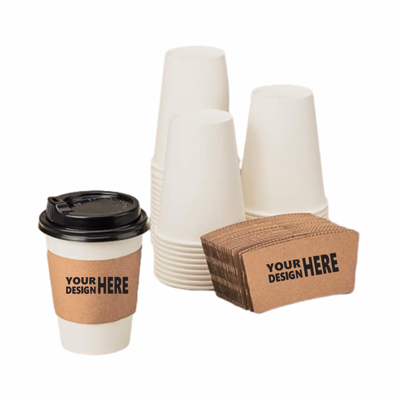 Disposable Anti Slip Heat-Insulating Coffee Cup Cover