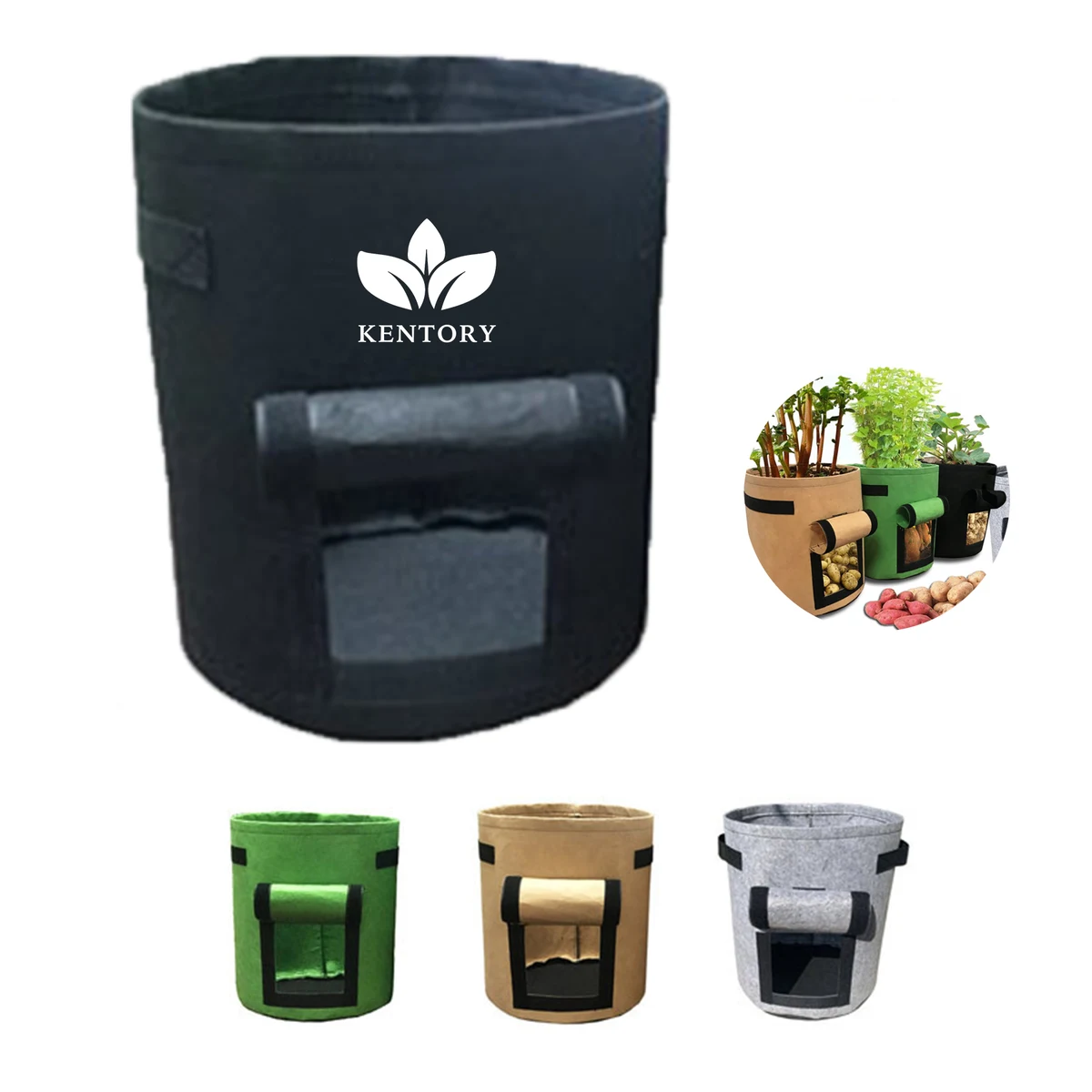 Potato Vegetable Grow Bag With Handle 1