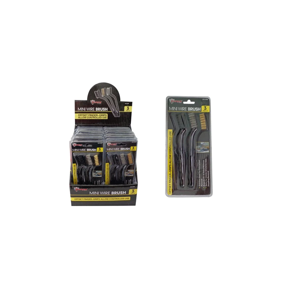 Mini Wire Brushes 3 Piece Set 1