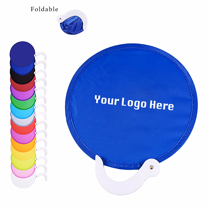Custom Foldable Flying Disc Fans / Frisbees