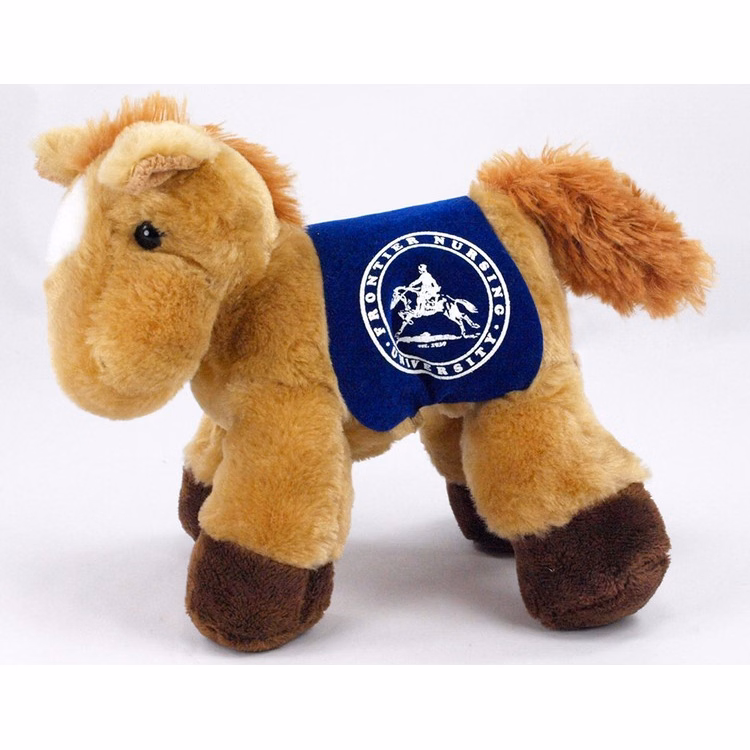 8" Prancer Horse with saddle and one color imprint