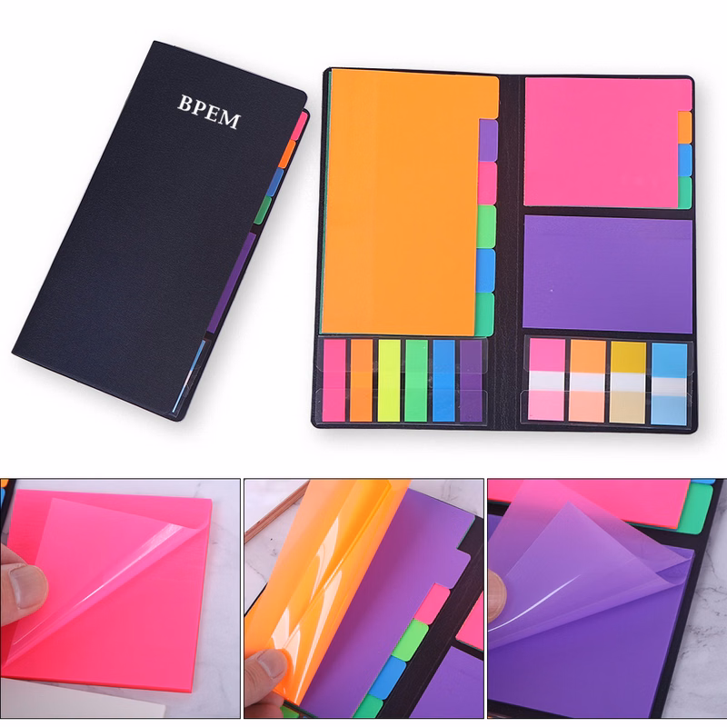 PET Clear Sticky Note Set