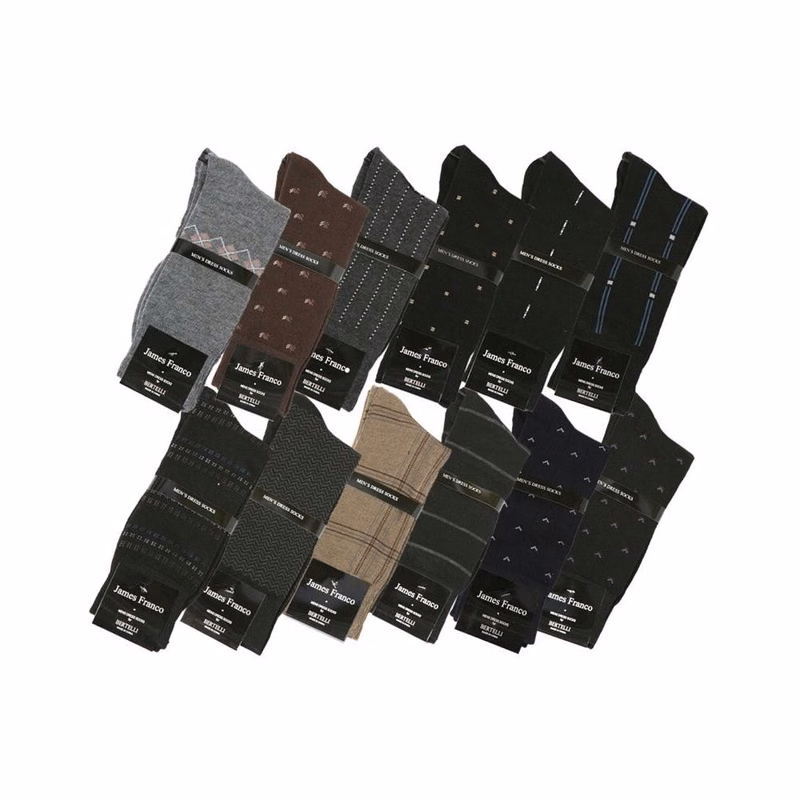 Men's Dress Socks - 3 Pack Assorted Style Size 10-13