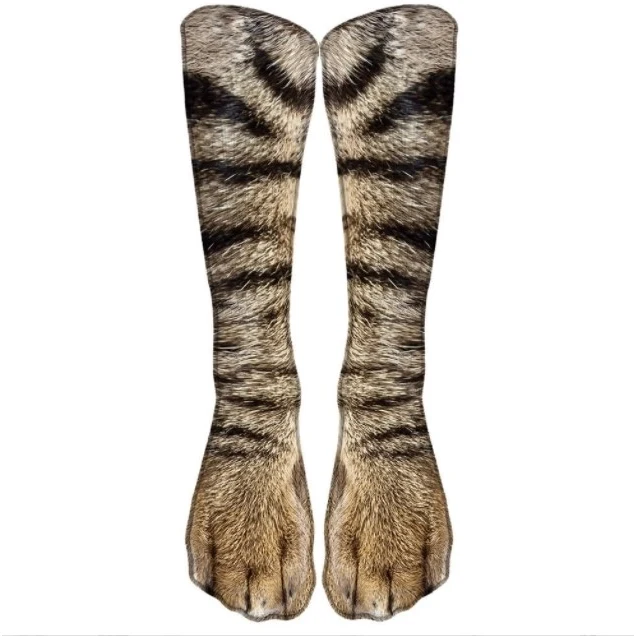 Animal Paw 3D Print Socks 1